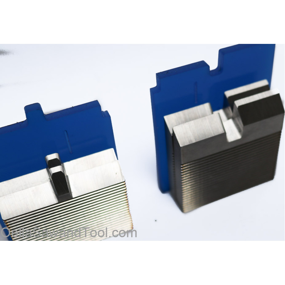 Tongue and Groove Nickel Gap Paneling M2 corrugated back knives for shaper or molder